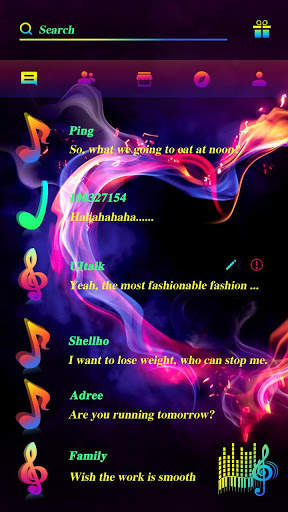 (FREE) GO SMS MUSIC THEME screenshot 2