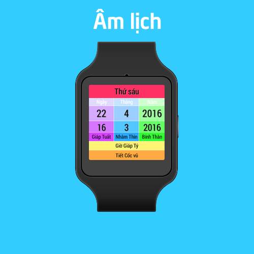 Âm lịch Việt Nam - Smart Watch screenshot 1