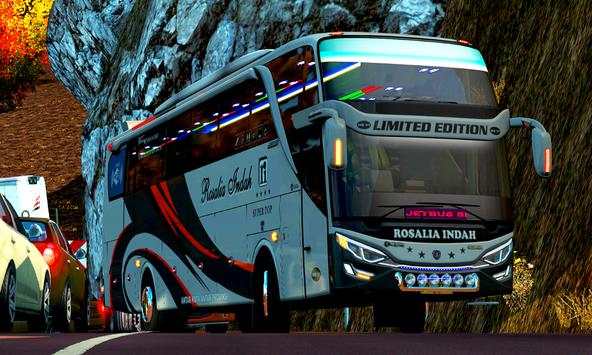 Livery Strobo Bus Simulator Indonesia screenshot 2