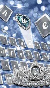 Silver Crown keyboard Theme screenshot 2