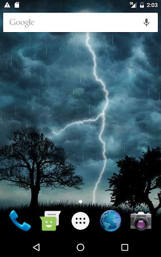 Live Storm Free Wallpaper screenshot 2
