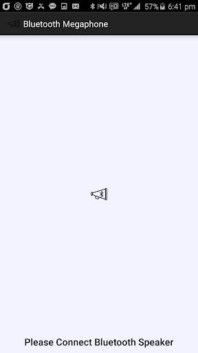 Bluetooth Megaphone 1 تصوير الشاشة