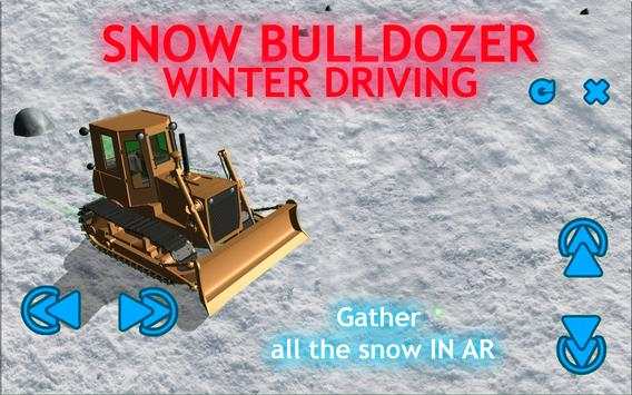 Snow Bulldozer Winter Driving screenshot 1