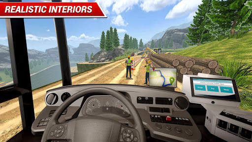 Dari jalan Bis Transportasi Simulator screenshot 1