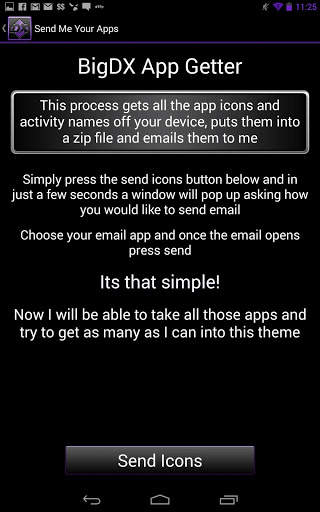 Serenity Launcher Theme Purple screenshot 14