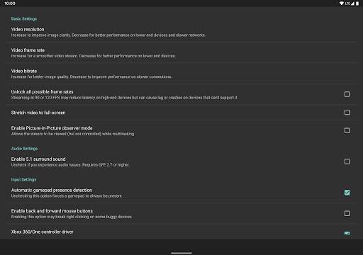 Moonlight Game Streaming 8 تصوير الشاشة