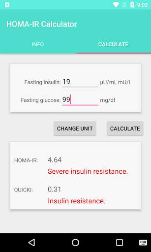 HOMA-IR Calculator screenshot 3
