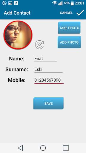 Face Contact screenshot 6