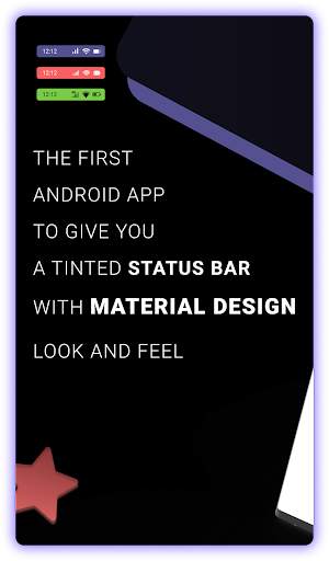 Material Status Bar screenshot 1