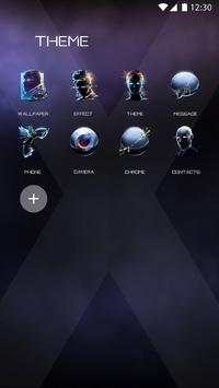 3D Next Blue Tech Theme screenshot 3
