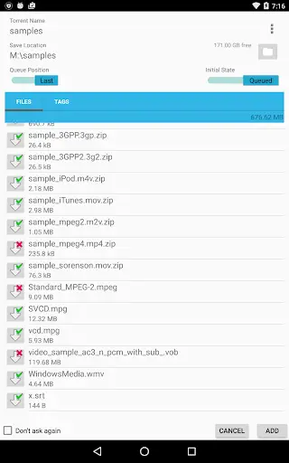 Vuze Remote screenshot 20
