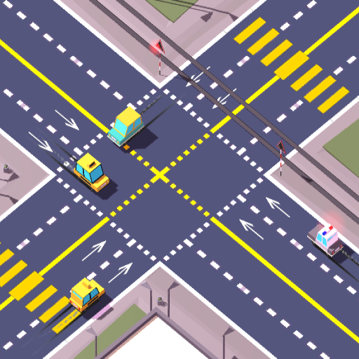Traffic Manager And Car Drivers icon