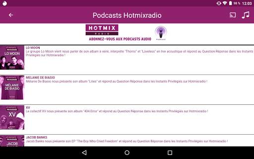 Hotmixradio - Free radios screenshot 9