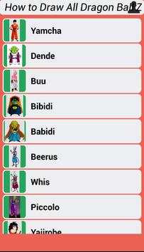 How to Draw All Dragon Ball Z Characters screenshot 3