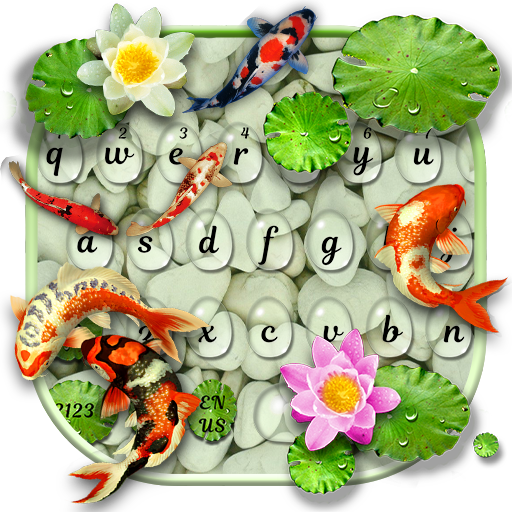 Koi Fish Water Lotus Keyboard icon
