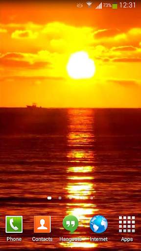 Sunset Ocean Live Wallpaper 3 screenshot 5