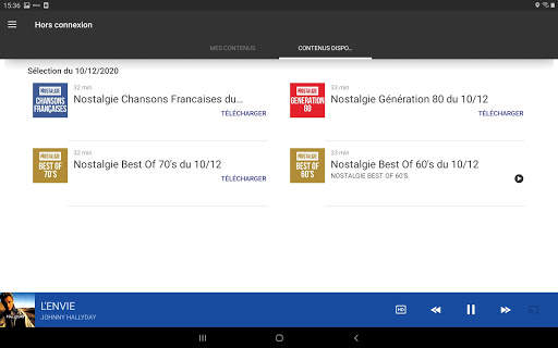 Nostalgie Radio screenshot 15