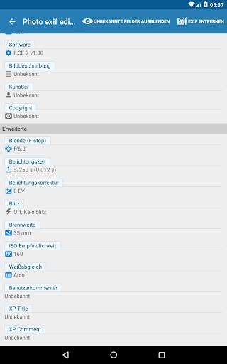 Photo exif editor screenshot 13
