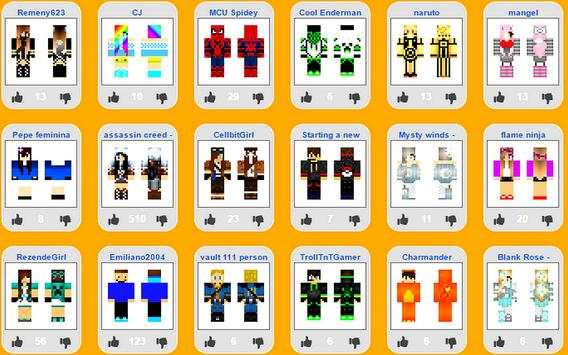 Daily Top Minecraft Skins screenshot 2