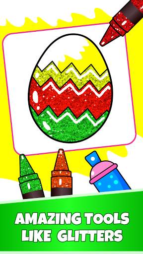 Easter Egg Coloring - Surprise Eggs Game For Kids 2 تصوير الشاشة