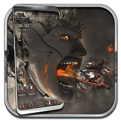 Robot 3D War Launcher Theme 3.0.1