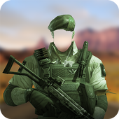 Soldier Photo Suit : Army Suit icon