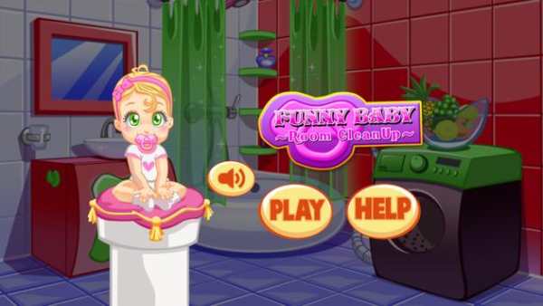 Funny Baby Home CleanUp screenshot 1