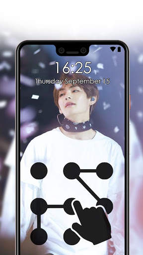 Kim Taehyung Pattern Lock Screen 🔒 screenshot 1