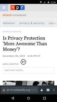 Krypton Anonymous Browser screenshot 3