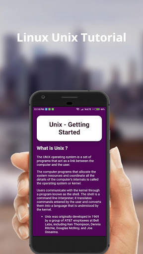 Linux Unix Tutorial screenshot 2