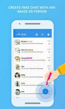 Fake messenger - Fake a text screenshot 1