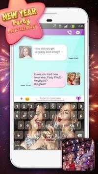 New Year Party Photo Keyboard screenshot 3