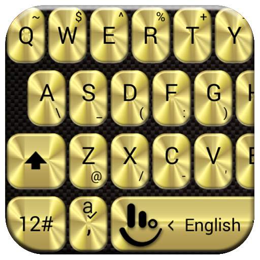 Keyboard Theme Metallic Gold 150.0