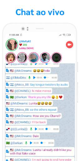 ChatVideo - Chat vídeo ao vivo screenshot 1