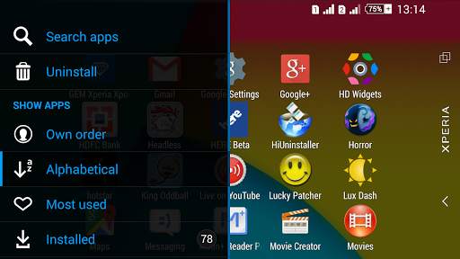 Kit Kat Xperien Theme 6 تصوير الشاشة