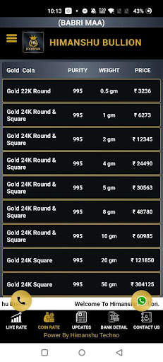 Himanshu Bullion screenshot 4