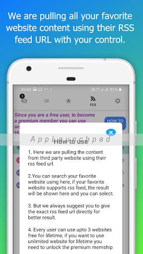 All In One - Lite App (RSS reader) screenshot 2
