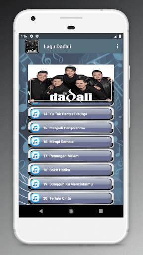 Lagu Dadali Populer Offline screenshot 3