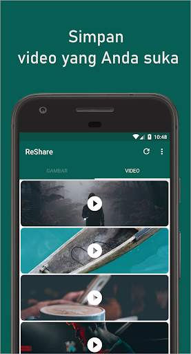 ReShare: Share atau Simpan Status untuk WhatsApp screenshot 3