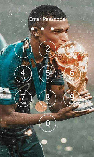 Kylian Mbappe Lock Screen 3 تصوير الشاشة