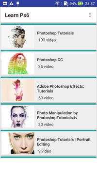 Learn Photoshop Cs6 screenshot 1
