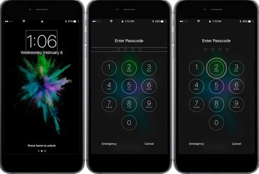 I lock screen IOS 11 Style IPhone x screenshot 2