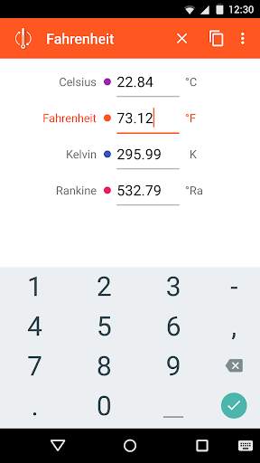Temperatuur Converter screenshot 2