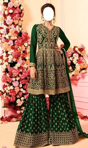 Women Sharara Photo Suit screenshot 17