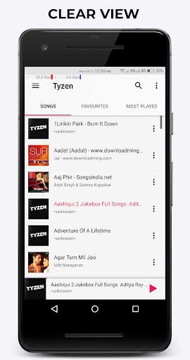 Tyzen - A Simple Yet Powerful Music Player 1 تصوير الشاشة