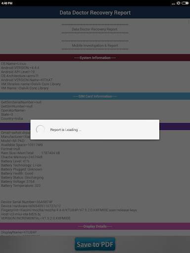 Mobile Investigation Forensics Report Maker PRO 10 تصوير الشاشة