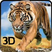 Дикие Джунгли Тигр Атака Sim иконка