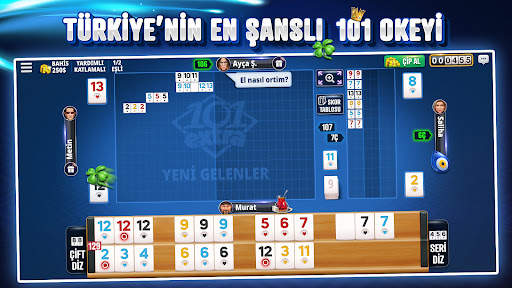 101 Yüzbir Okey Extra - Online screenshot 1