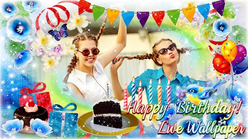 Birthday Collage : Cake, Status & Photo Frame screenshot 8
