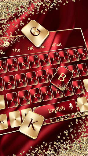Red Gold Luxury Keyboard स्क्रीनशॉट 2